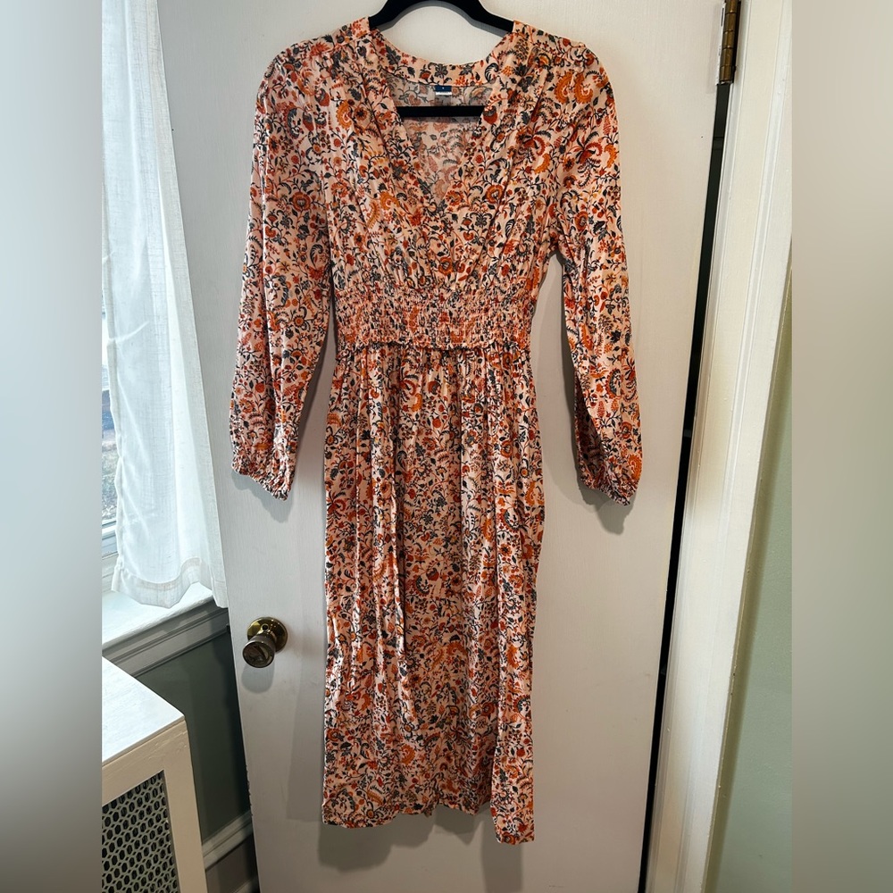 Floral midi dress